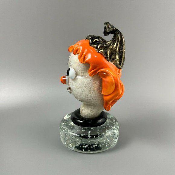 Alfredo Barbini Art Vintage Alfredo Barbini Murano Art Glass Clown